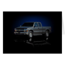 Chevy truck greeting cards