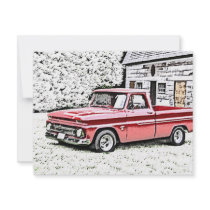 Chevy Truck Personalized Announcement