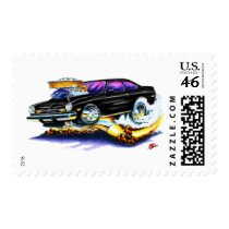 Chevy Vega Black Car Postage Stamps