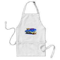 Chevy Vega Blue Car Aprons