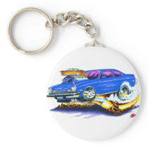 Chevy Vega Blue Car Key Chain