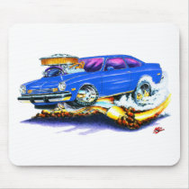 Chevy Vega Blue Car Mousepads