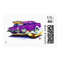 Chevy Vega Purple Car Postage Stamps