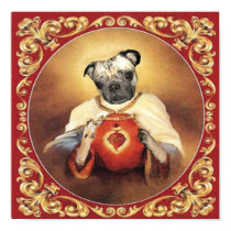 Chewie Sacred Heart Painting posters by puglife Chewie Sacred Heart Painting posters