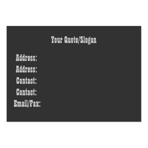 Cheyenne, Western Business Business Card Templates (back side)