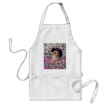 Chi Chi in Flowers Apron - Chihuahua