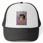 Chi Chi in Flowers  - Chihuahua Puppy in Cute Hat