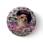 Chi Chi in Flowers  - Chihuahua Puppy in Cute Hat Pins