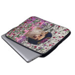 Chi Chi in Flowers  - Chihuahua Puppy in Cute Hat Laptop Sleeve