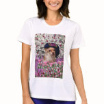 Chi Chi in Flowers  - Chihuahua Puppy in Cute Hat T-shirt