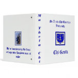 Chi Gentz, Mu Theta Chi Christian Fraternity 3 Ring Binder