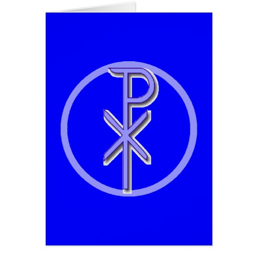 CHI-RHO Christians Card