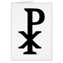 Chi rho - Jesus Greeting Cards