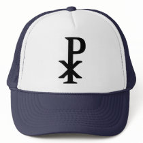 Chi rho - Jesus Trucker Hats