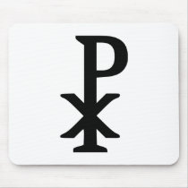 Chi rho - Jesus Mousepad