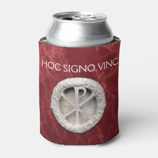 Chi Rho Symbol Can Cooler