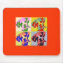 Chi-Weenie Pop Art mousepads