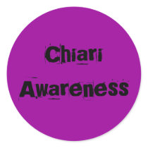 Chiari Awareness Round Stickers