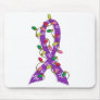 Chiari Malformation Christmas Lights Ribbon Mouse Pads