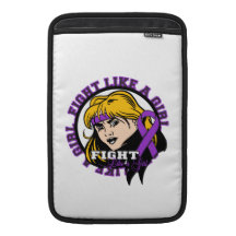 Chiari Malformation Fight Like A Girl Attitude MacBook Sleeve
