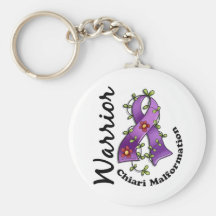 Chiari Malformation Warrior 15 Keychain