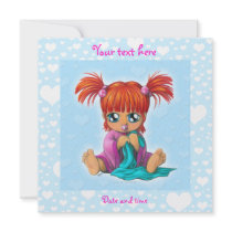 Chibi Baby Invite