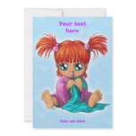Chibi Baby Personalized Invite