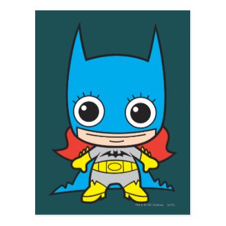 Chibi Batgirl Postcard