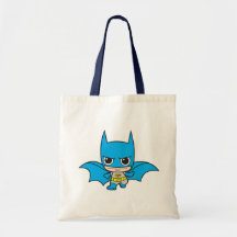 Chibi Batman Running Canvas Bag