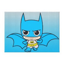 Chibi Batman Running Canvas Prints