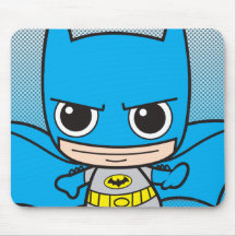 Chibi Batman Running Mouse Pads