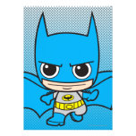 Chibi Batman Running Personalized Invitations
