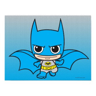 Chibi Batman Running Poster