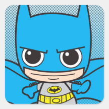 Chibi Batman Running Stickers