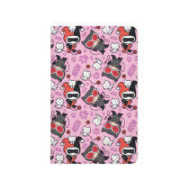 chibi justice league, catwoman, harley quinn, cat, kitten, meow, paw print, super villain, kids pattern, dc comics, [[missing key: type_boundjournals_fvjourna]] with custom graphic design