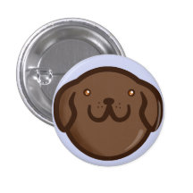 Chibi Chesapeake Bay Retriever Button