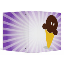 chibi chocolate ice cream cone notebook binders by dooni_notebooks chibi chocolate ice cream cone notebook binders