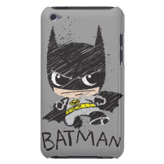 Chibi Classic Batman Sketch iPod Touch Covers