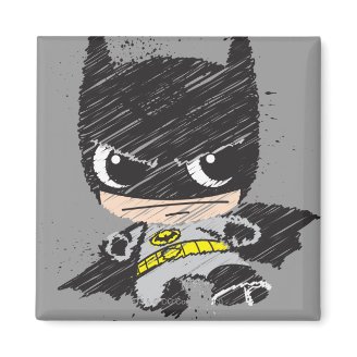 Chibi Classic Batman Sketch Magnets