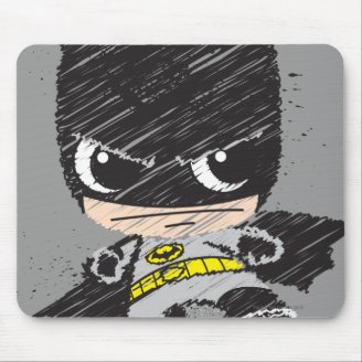 Chibi Classic Batman Sketch Mousepads