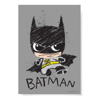Chibi Classic Batman Sketch Posters
