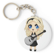 Chibi Country Musician keychains