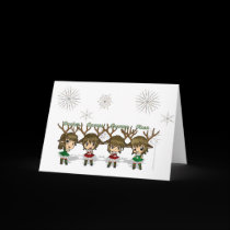 Chibi Deer Card