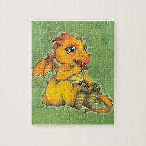 Chibi Dragon puzzles