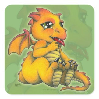Chibi Dragon sticker