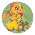 Chibi Dragon stickers