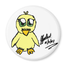Chibi Easter CHICK magnets