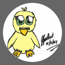 Chibi Easter CHICK stickers