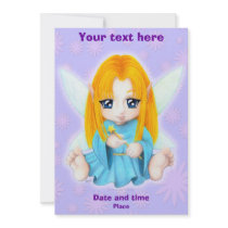 Chibi Faery Personalized Invite