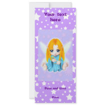 Chibi Faery Personalized Invite